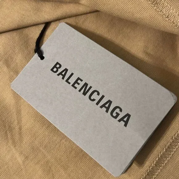 Balenciaga Logo T-Shirt “OAT” - Picture 7 of 12